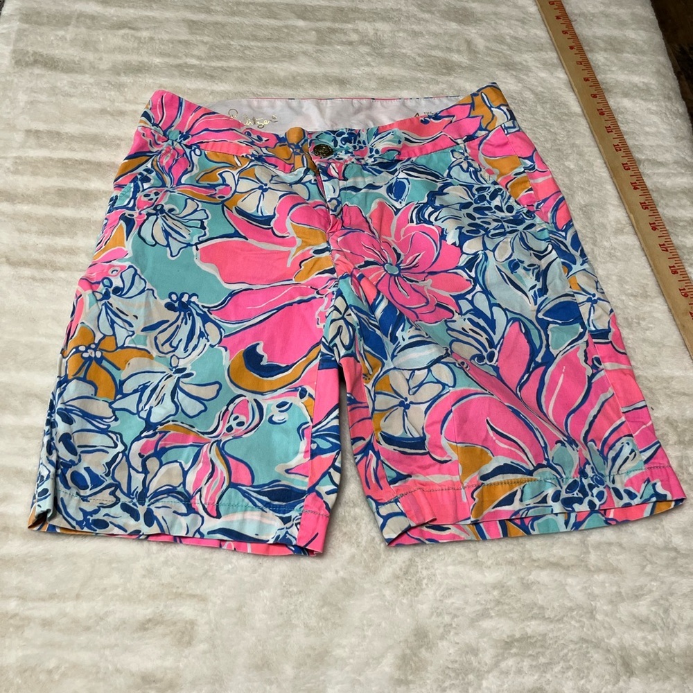 Lilly Pulitzer 4 Floral Print Women's Shorts